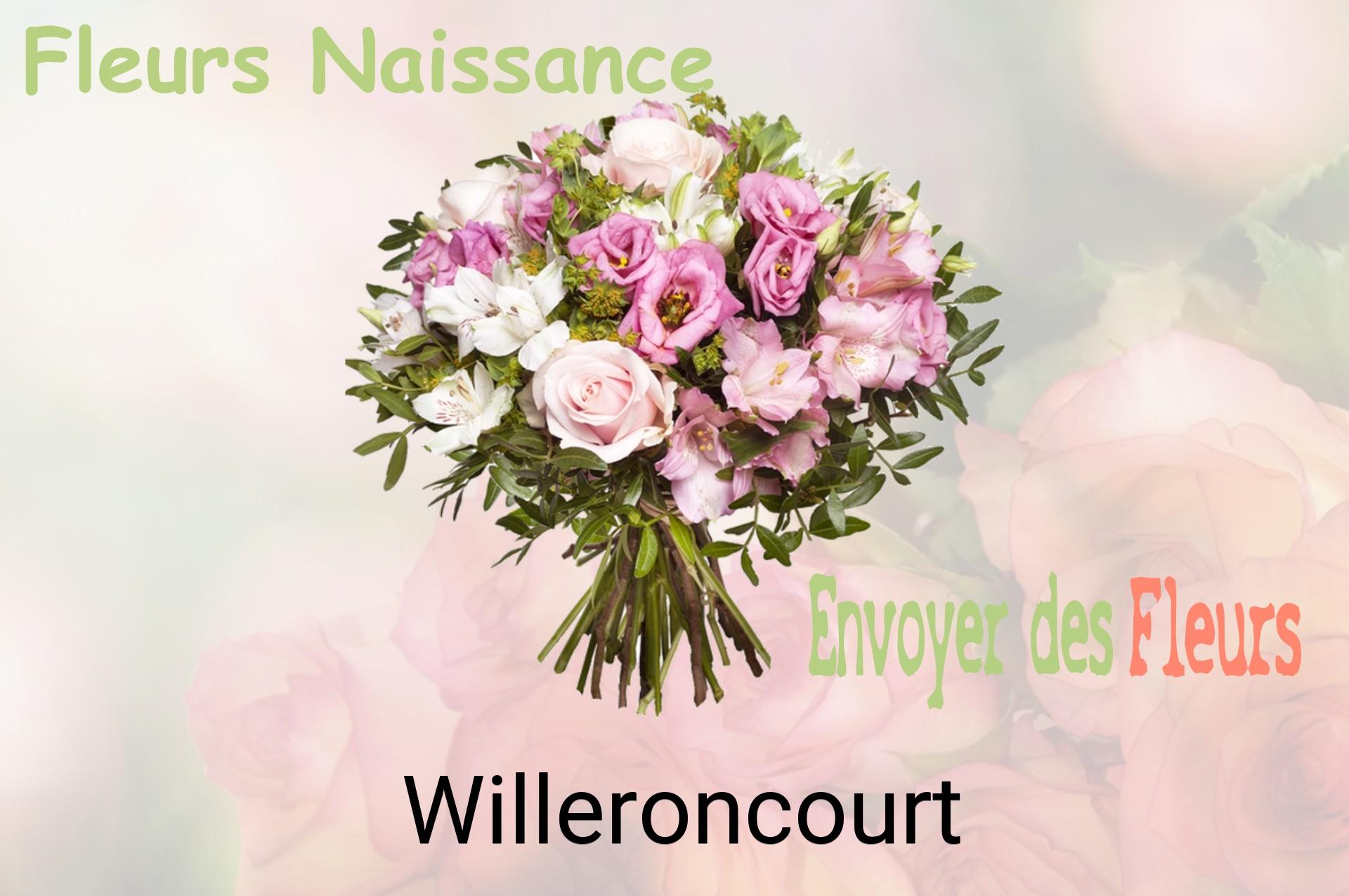 Bouquet de fleurs de naissance livré à Willeroncourt