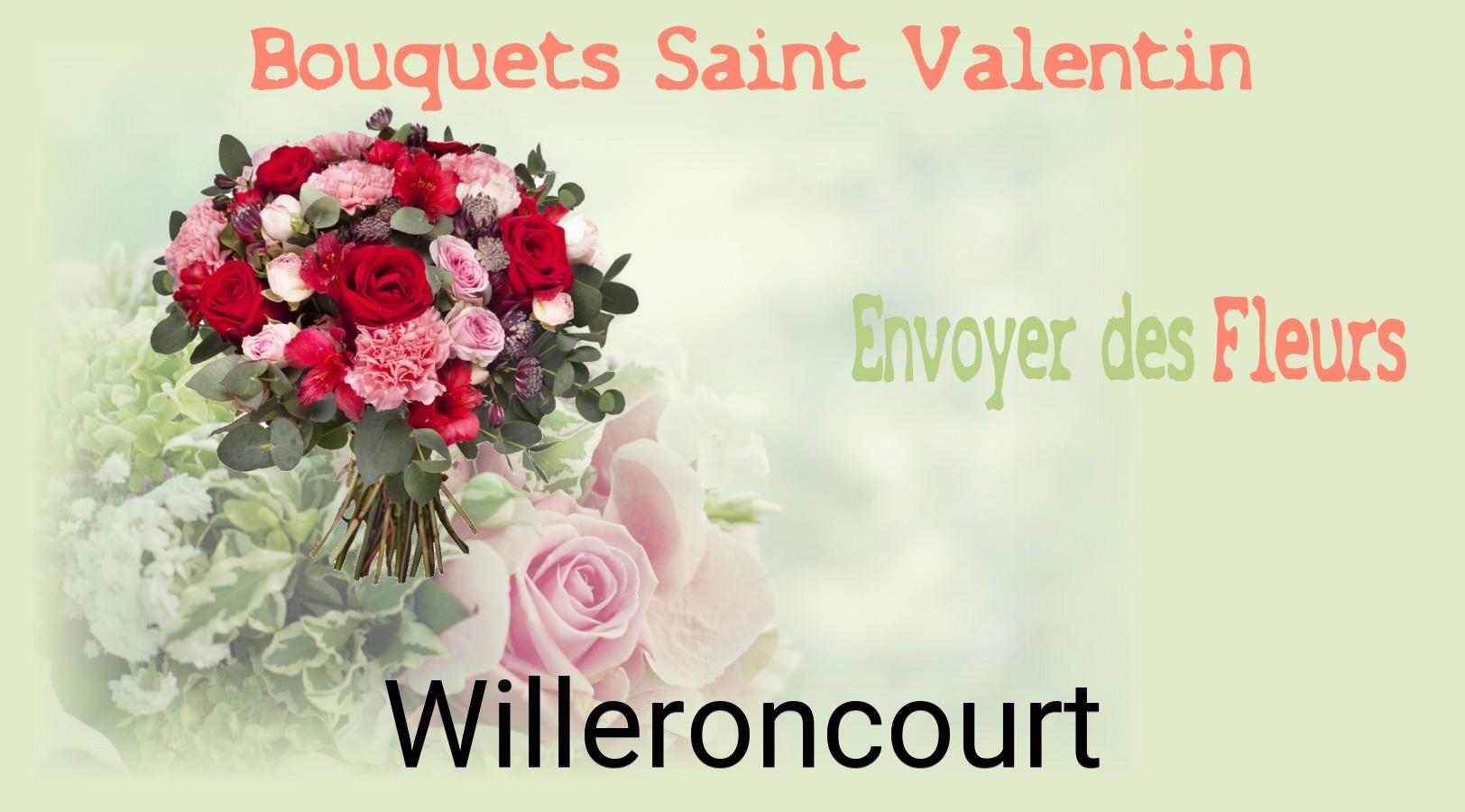 Roses de Saint-Valentin livrées à Willeroncourt